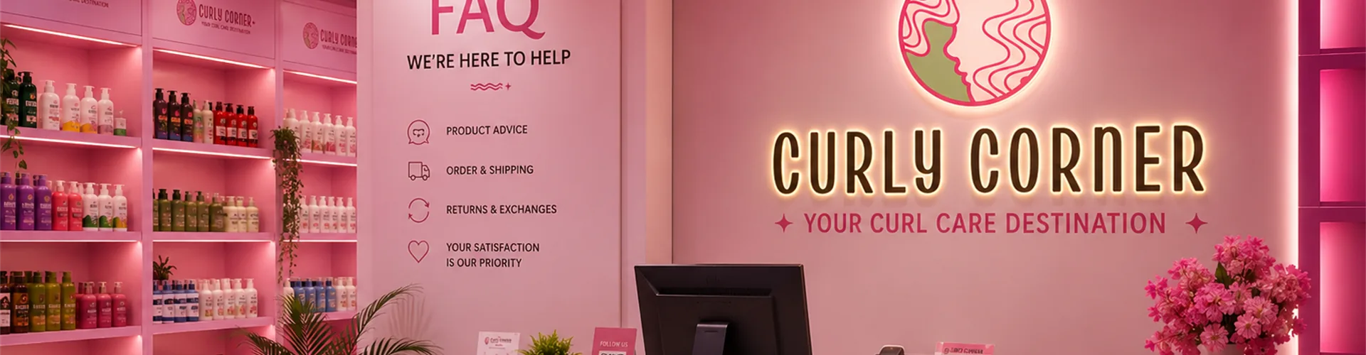 Curly Corner FAQ help desk